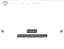 Tablet Screenshot of mythesgrecs.com